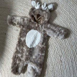 Pottery barn kids faux fur fawn costume outfit deer